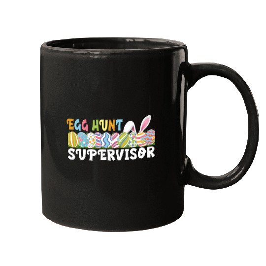 Easter Egg Hunt Supervisor Funny Egg Hunting Party Mugs