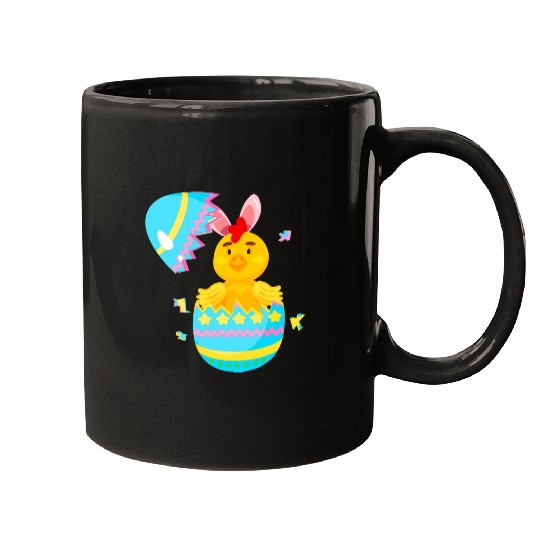 Chicken Lover Easter Egg Hunt Bunny Ear Chicken Easter Day 2 Mugs