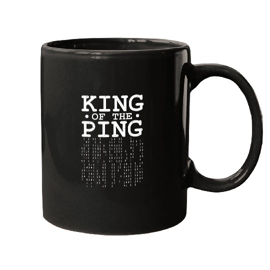 Network Admin King Of The Ping Sysadmin IT Programmer Mugs