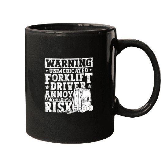 Certified Forklift Operator Forklift Driver Quote Warehouse 5 Mugs