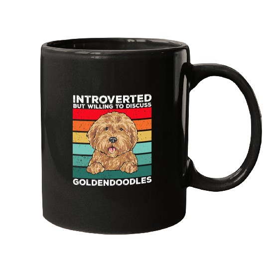 Goldendoodle Retro vintages Dood Doodle Dog Doodle Dog Mugs