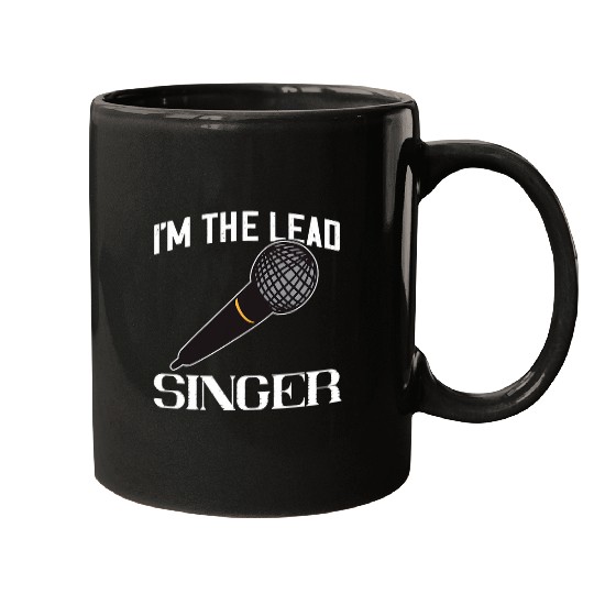 Karaoke Microphone Im The Lead Singer Karaoke Singing Mugs