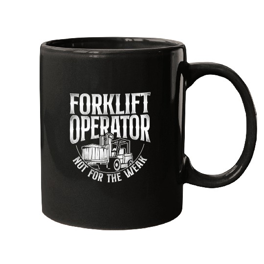 Certified Forklift Truck Operator vintages Forklift Operator 5 Mugs