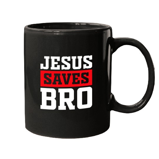 Christian Jesus Saves Bro vintages Pro Christian Religious Believer Christ Mugs