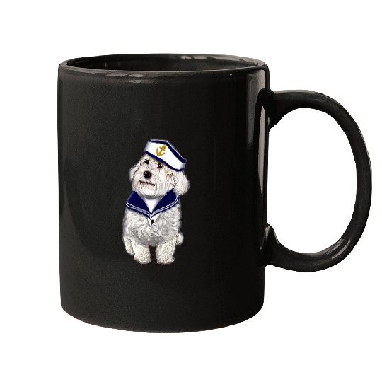 cavalier king charles spaniel sailor dress up Cavapoo dog Mugs