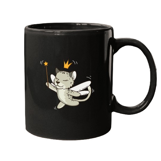 Leopard Gift Fairy Snow Leopard Safari Mystical Animal Fairy Lover88 Mugs