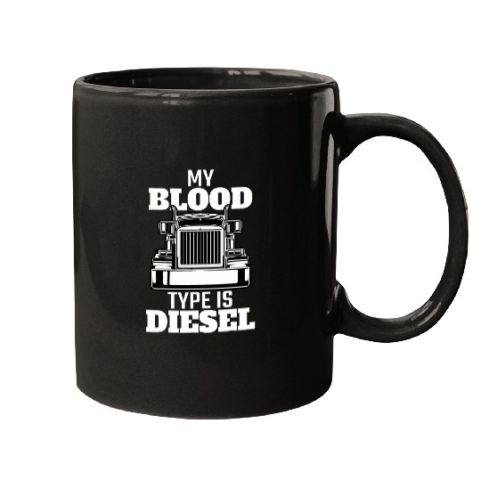 Funny 18 Wheeler Truck Driver Trailer Trucker 2 Mugs