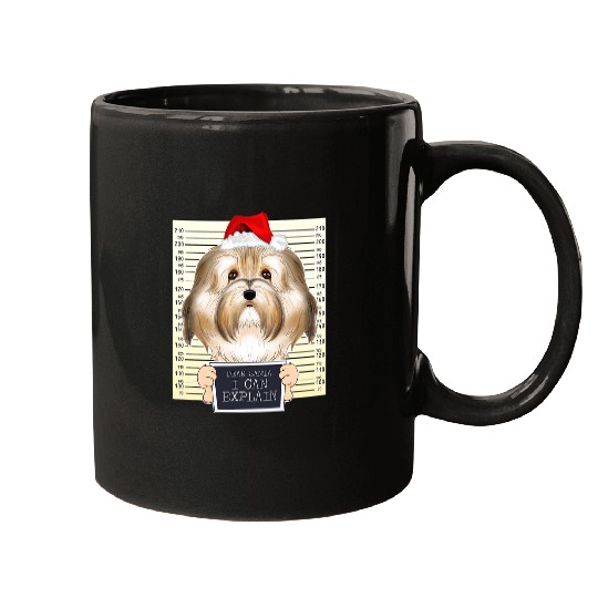 Dog Havanese Dear Santa I Can Explain Funny Christmas Havanese Mugs