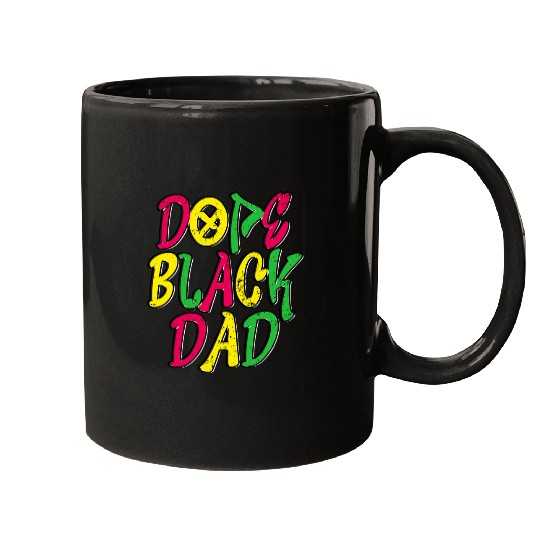Dope Black Dad Melanin Africa History Mugs