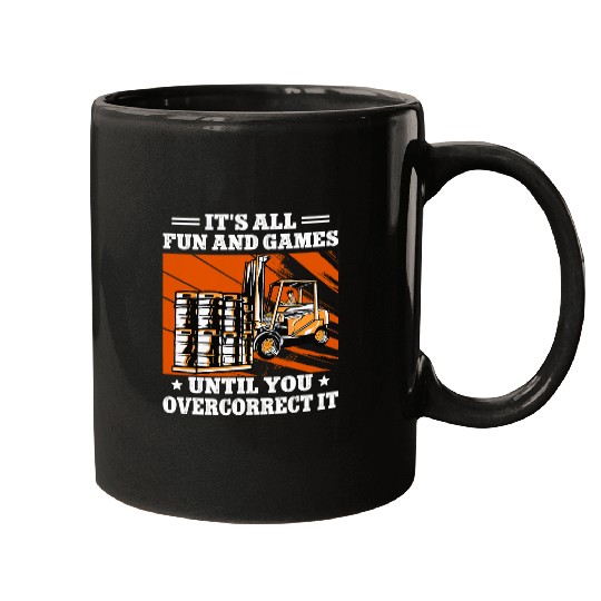 Certified forklift operator warehouse designated driver Mugs