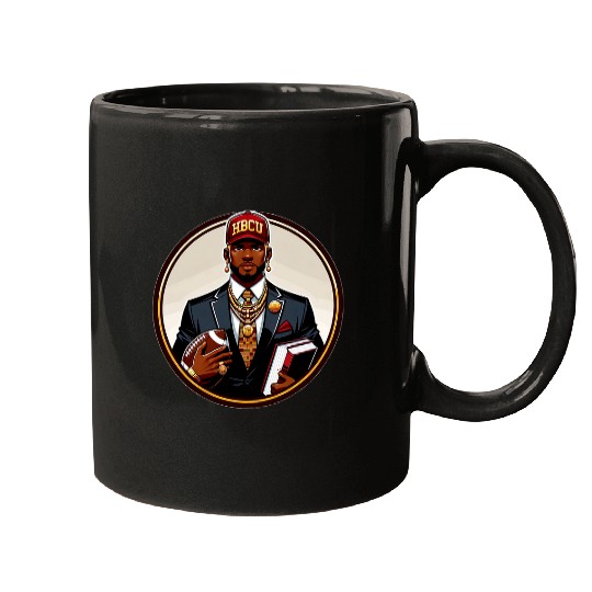HBCU Football Black History Educated Alumni Apparel Mugs