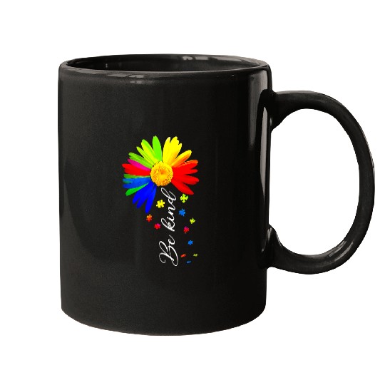 Autism Choose Kindness Be Kind Autism Awareness s Sunflower Neurodiverse Mugs