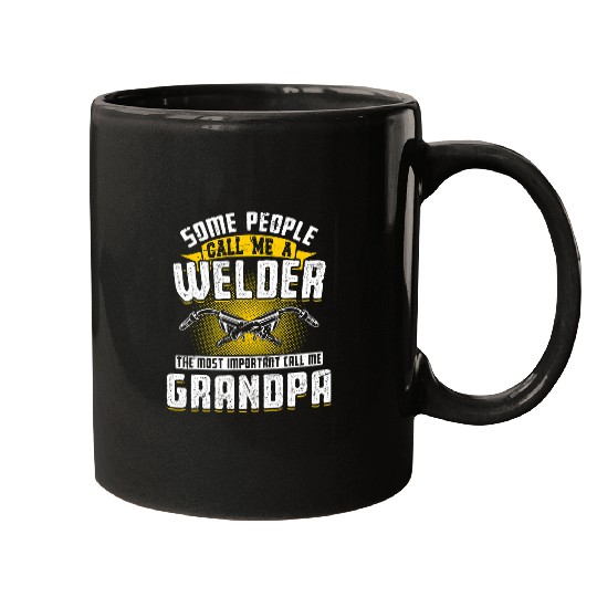 Welders Mens Handyman Craftsman Dad Grandpa Welder 6 Mugs