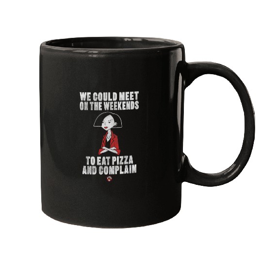 Daria Jane Lane Eat Pizza And Complain Portrait Mugs