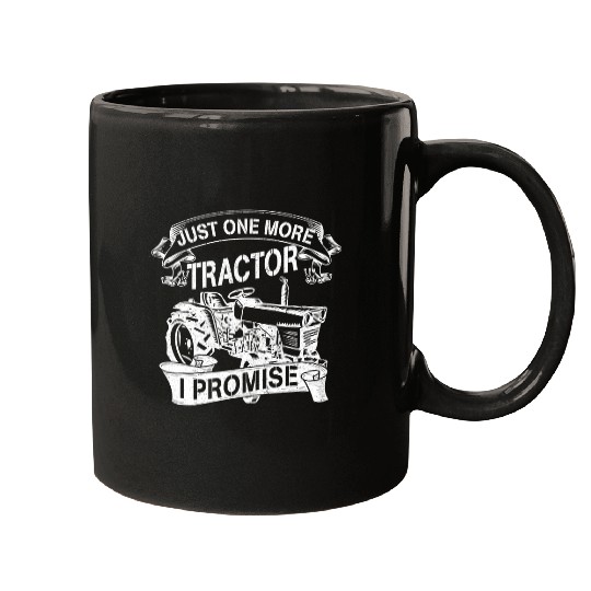 Tractor driving Just one more Tractor I promise Harvest Farming Barn Cattle Mugs