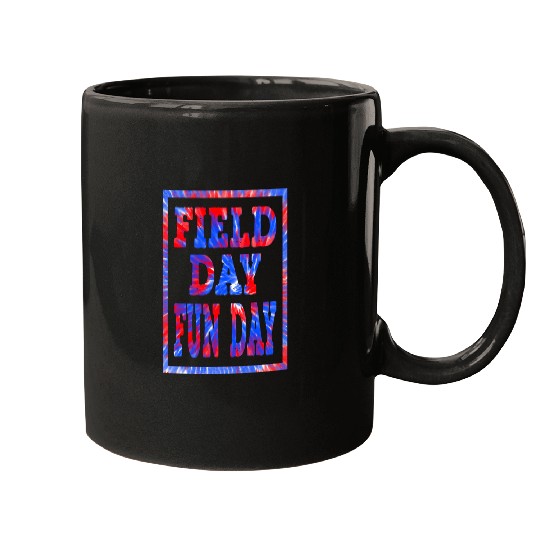 Field Day Fun Day Funny Tie Dye Field Day Teacher Student Mugs