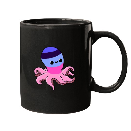 Omnisexual Pride Octopus Mugs