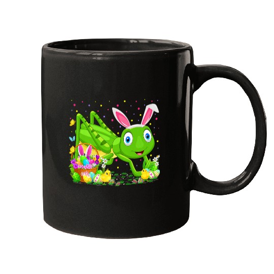 Grasshopper Easter Egg Hunting Easter Sunday Mugs