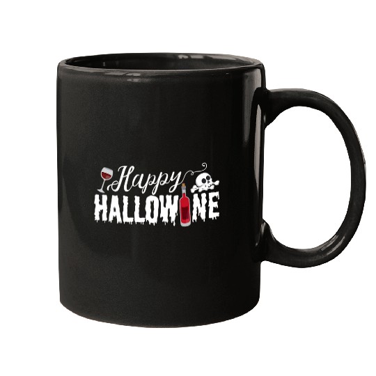 Cute Happy HalloWines Funny for Halloween Mugs