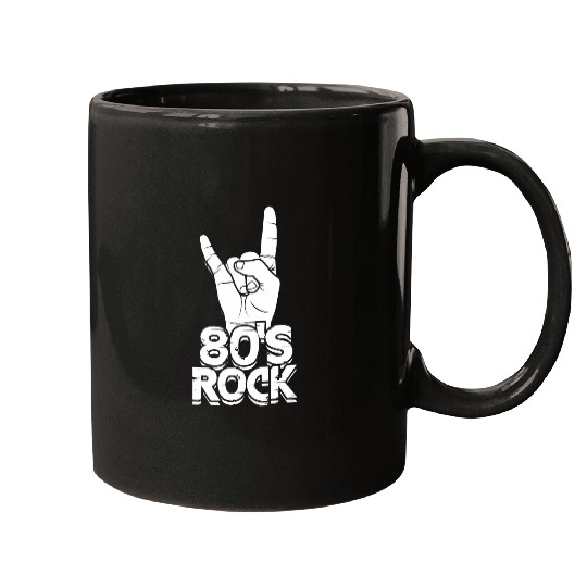 80s Rock 1980s Eighties Rock Music Mugs