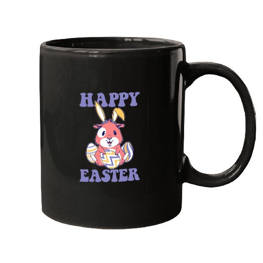 Happy Easter Egg Hunt Cute Guinea Pig Lover Mugs