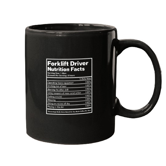Certified Forklift Operator Forklift Driver Forklift 2 Mugs