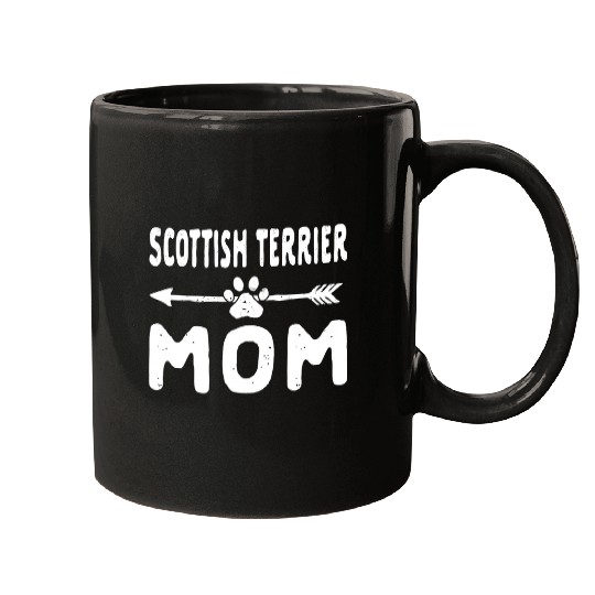 Dog Scottish Terrier Mom Scottie Dog Lover Scottish Dog Pets 2 Mugs