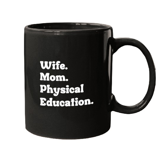 Physical Education PE Teacher Phys Ed Student Graduation 3 Mugs