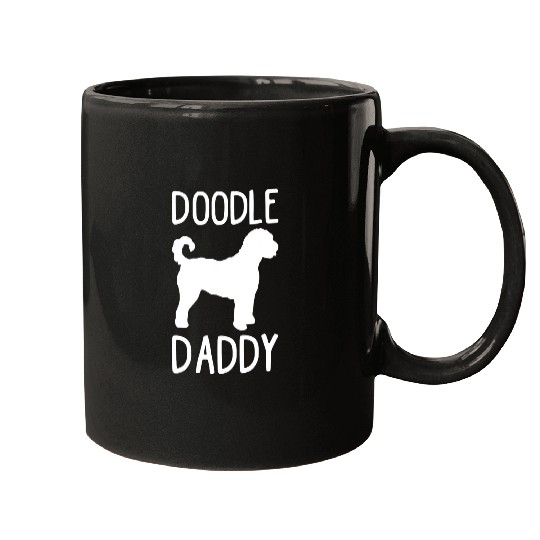 Goldendoodle Daddy Cute Dog Goldendoodle gift Fathers Day Men Doodle Dog Mugs