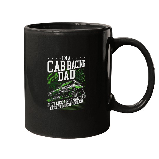 Car Racing Dad Speed Driver Car Guy Daddy Fathers Day Mugs