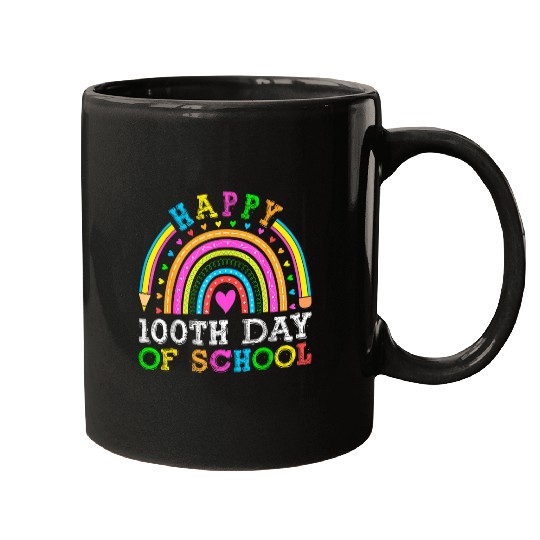 Happy 100th Day of School 100 Days of School Teacher Student 10 Mugs