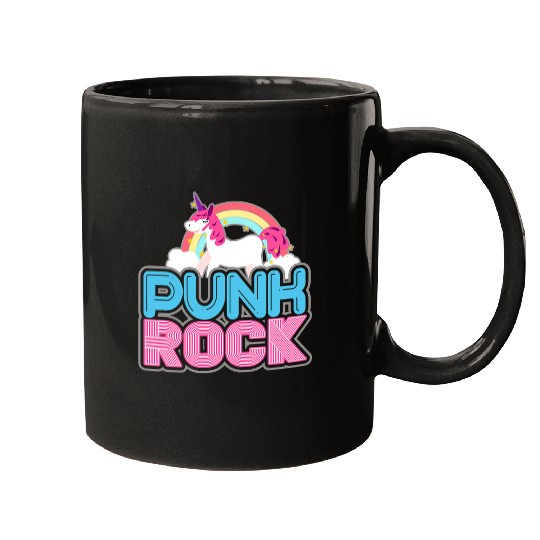 Punk rock irony ironically funny Mugs