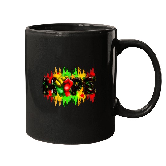 Hope Juneteenth Black Power Black History Black Lives Matter Mugs