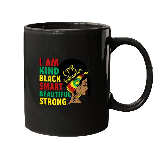 Black CPR Instructor African American CPR Instructor Mugs