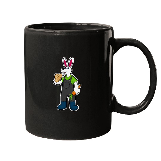 Rabbits Farmer Carrot Mugs