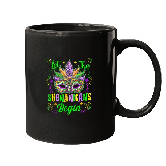Let The Shenanigans Begin Cool Mardi Gras 2023 Women Costume Mugs