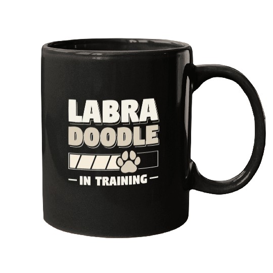 Labradoodle In Training Dog Mugs