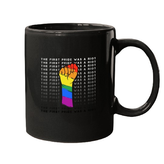 LGBT Pride Rainbow The First Pride Was A Riot 120 Gay LGBTQ Mugs