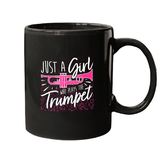 Trumpet Lover Girl Trumpet Player Women Trumpeter Mugs