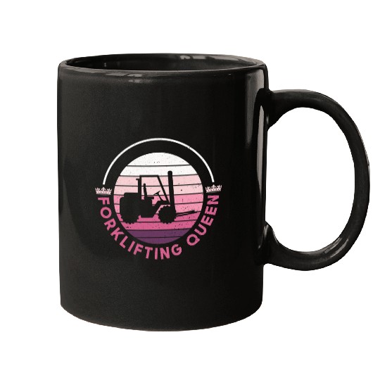 Forklifting Queen Forklift Driver Forklift Operator Mugs