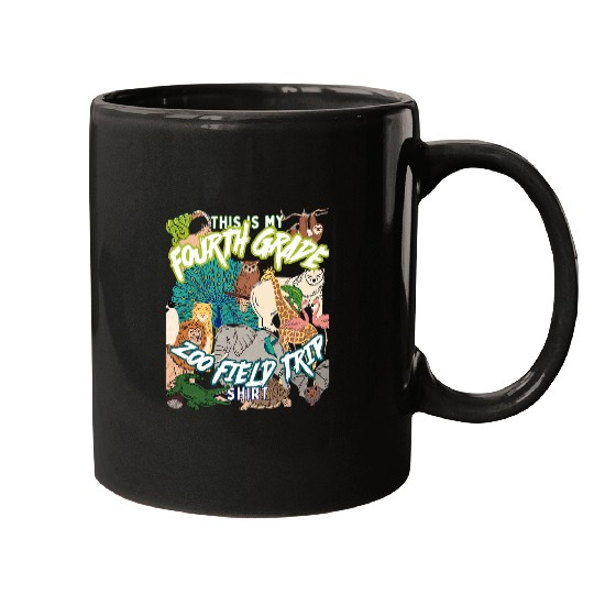 Fourth Grade Zoo Field Trip Matching Student Teacher Class Mugs