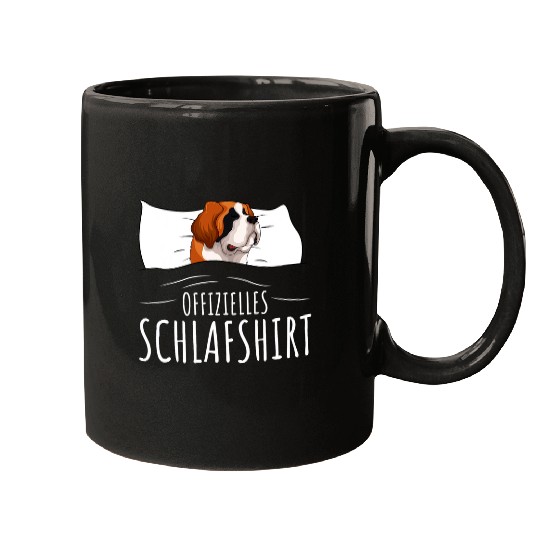 Official Sleep St Bernard Dog Pyjamas 3 Mugs