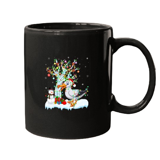 Seagull Lover Bird xmass Element Tree Lighting Seagull Christmas 27 Mugs