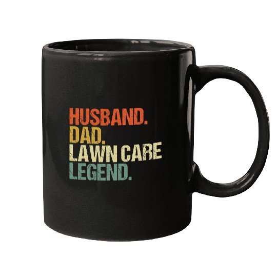 Husband Dad Lawn Care Legend Passionate Gardener Swathers Mugs
