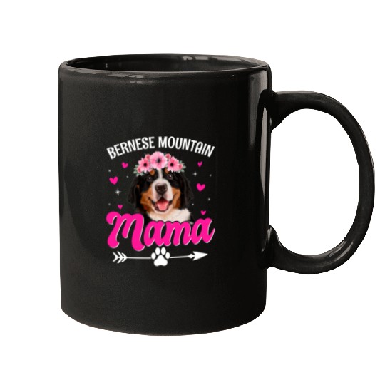 Cute Bernese Mountain Mama Dog Mom Mommy Mothers Day Mugs