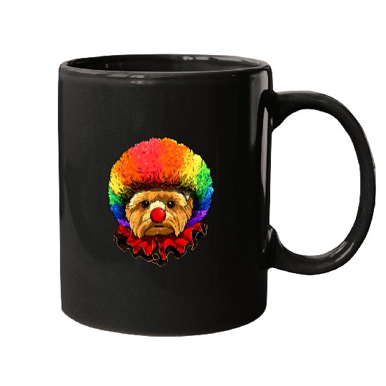Yorkshire Terrier Clown Yorkshire Terrier Dog Circus 72 Yorkie Mugs