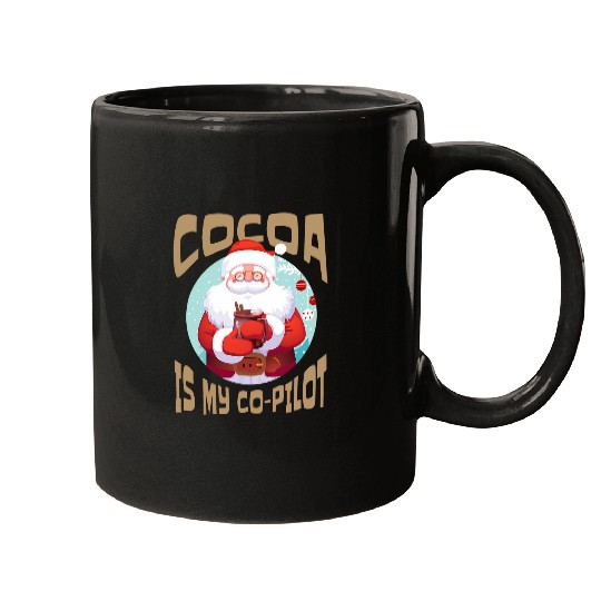 Hot Cocoa CoPilot Santa Chocolate Lover Mugs
