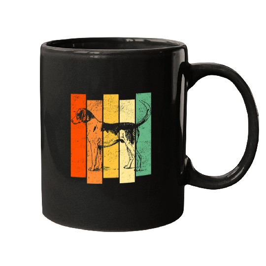 Foxhound Hunting Dog Lover Pet Retro Vintage Mugs