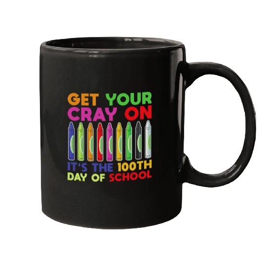 Funny School Celebration Teacher Gift 100 Days Of School Mugs