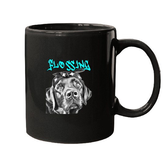 Labrador Lab Dog East coast rappers HIP HOP fashion Labrador Retriever Mugs
